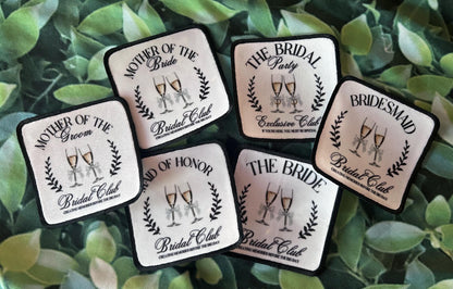 Wedding Party Patches- Bachelorette Party- Trucker Hats- Bridal