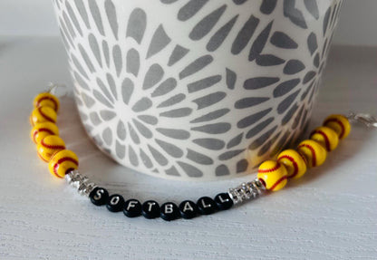 Softball Mama Hat Chain- Baseball Hat Chain- Soccer Mom Hat Chain- Trucker Hats- Custom Hats- Custom Hat Chains- Football Mama-Mama Bling