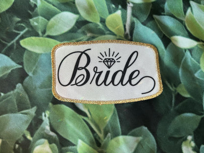Bride Patches- Sassy Bride- Ring Finger- Wedding Patches