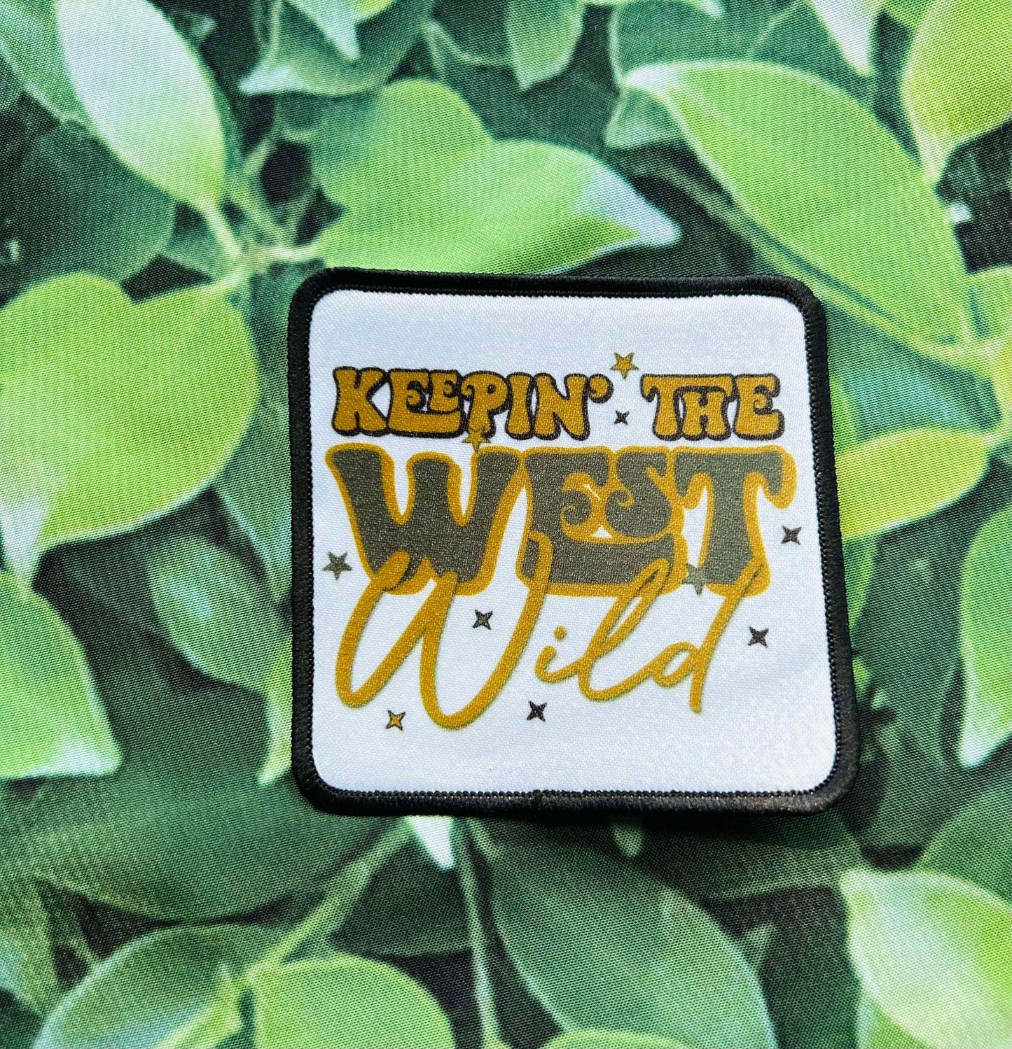 Jelly Roll- Patches- Iron On- Hat Patches- Trucker Hat- Jean Jacket- Jelly Roll Patch- Country Singer- Keepin' The West Wild