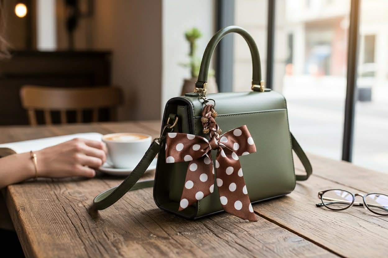 Keychains- Silk Bow- Charms- Backpack Charms- Purse Chains