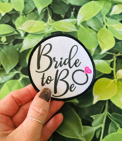 Bride To Be - Sublimation Patch- Custom Patches- Trucker Hat Patches- Bachelorette Trucker Hat- Bride Trucker Hat- Iron On