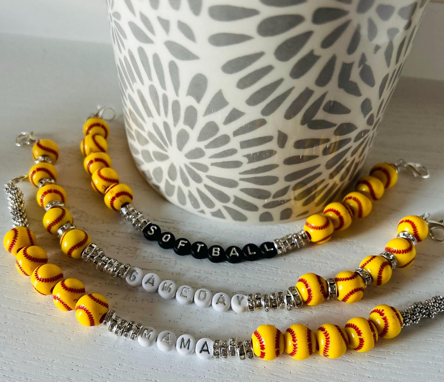 Softball Mama Hat Chain- Baseball Hat Chain- Soccer Mom Hat Chain- Trucker Hats- Custom Hats- Custom Hat Chains- Football Mama-Mama Bling