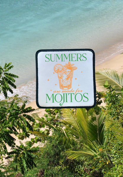 Summer Vibes! Patches- Hat Patches- At The Lake Gettin' Tipsy- Salty Beach-Summer Mojitos-Beaches, Booze & Besties-Iron On-Trucker Hat Patch