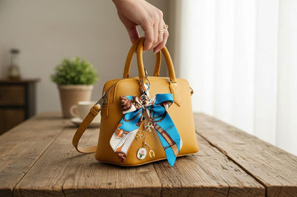 Keychains- Silk Bow- Charms- Backpack Charms- Purse Chains