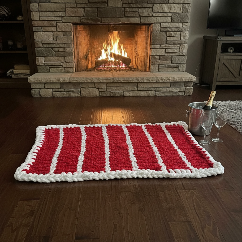 Chunky Hand Knit Blanket