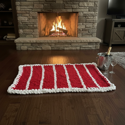 Chunky Hand Knit Blanket