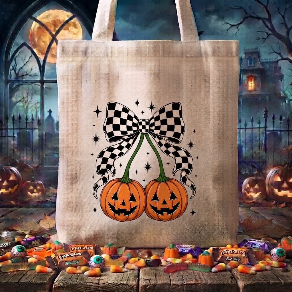 Halloween Treat Bags!! Custom Tote Bags for Kiddos