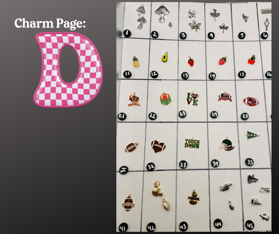 Charms! 100's of Original Charms- Charm Jewelry- Purse Chains- Keychains