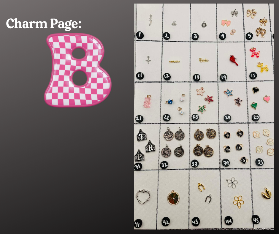Charms- 100's of Original Charms- Charm Jewelry- Purse Charms- Keychains (B)