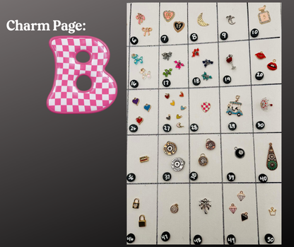 Charms- 100's of Original Charms- Charm Jewelry- Purse Charms- Keychains (B)