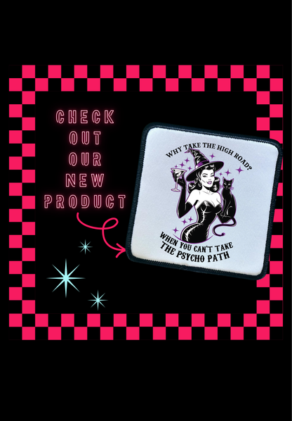 Halloween Patches- Sublimation- Iron On- Sassy