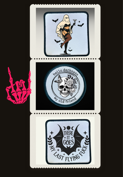 Halloween Patches- Sublimation- Iron On- Sassy