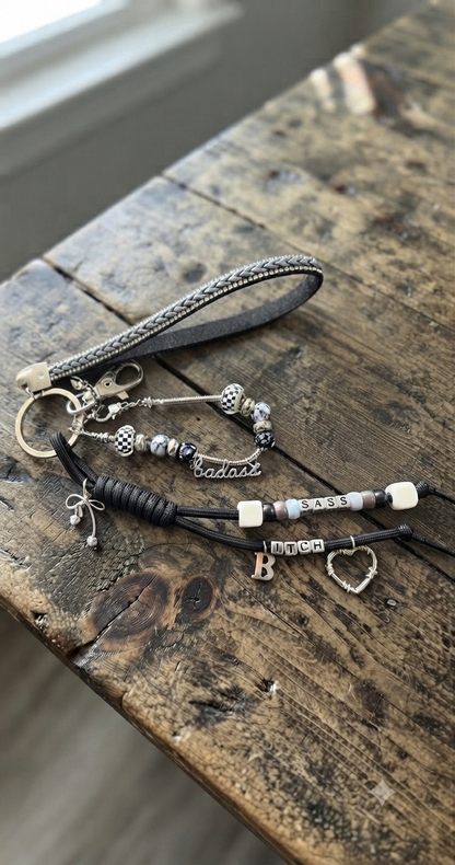 KEYCHAINS! One of a Kind - Sassy- Lipgloss