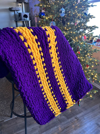 Chunky UW Blanket- University of Washington