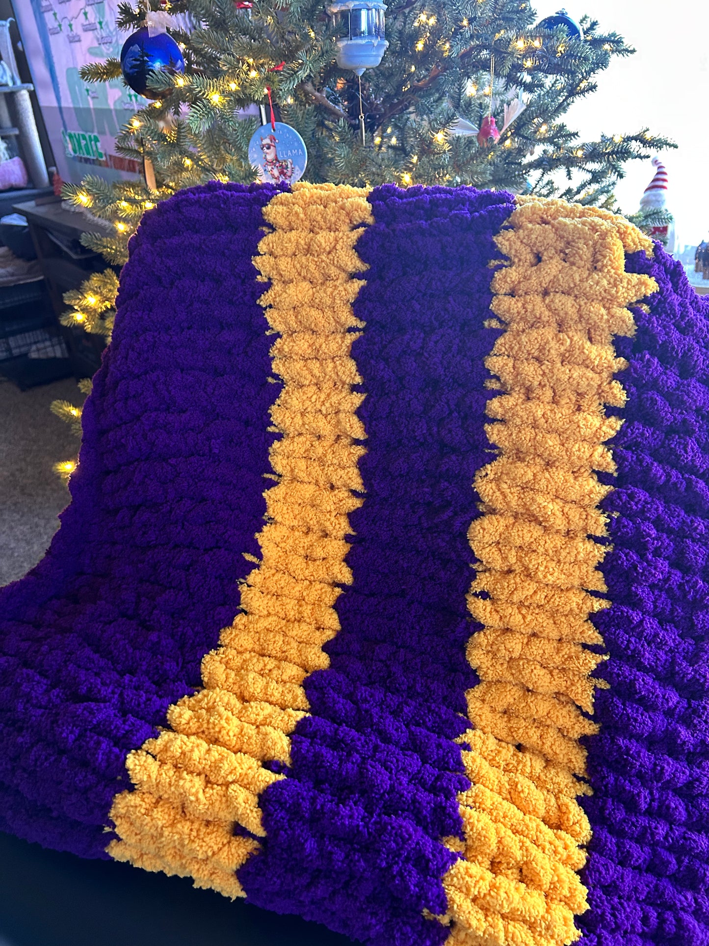 Chunky UW Blanket- University of Washington