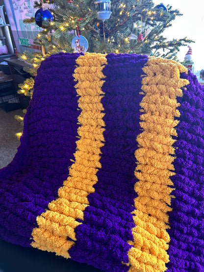Chunky UW Blanket- University of Washington