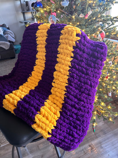 Chunky UW Blanket- University of Washington