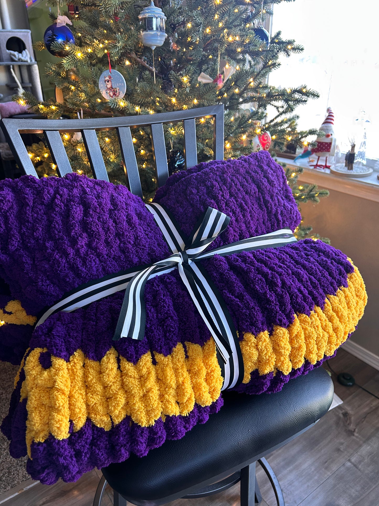 Chunky UW Blanket- University of Washington