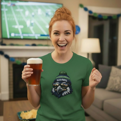 SEATTLE SEAHAWKS T- Shirt- Hawks Fan -The 12th Man