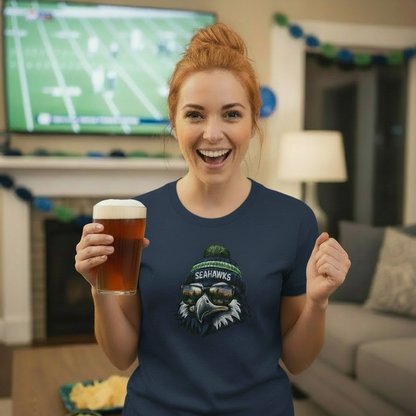 SEATTLE SEAHAWKS T- Shirt- Hawks Fan -The 12th Man