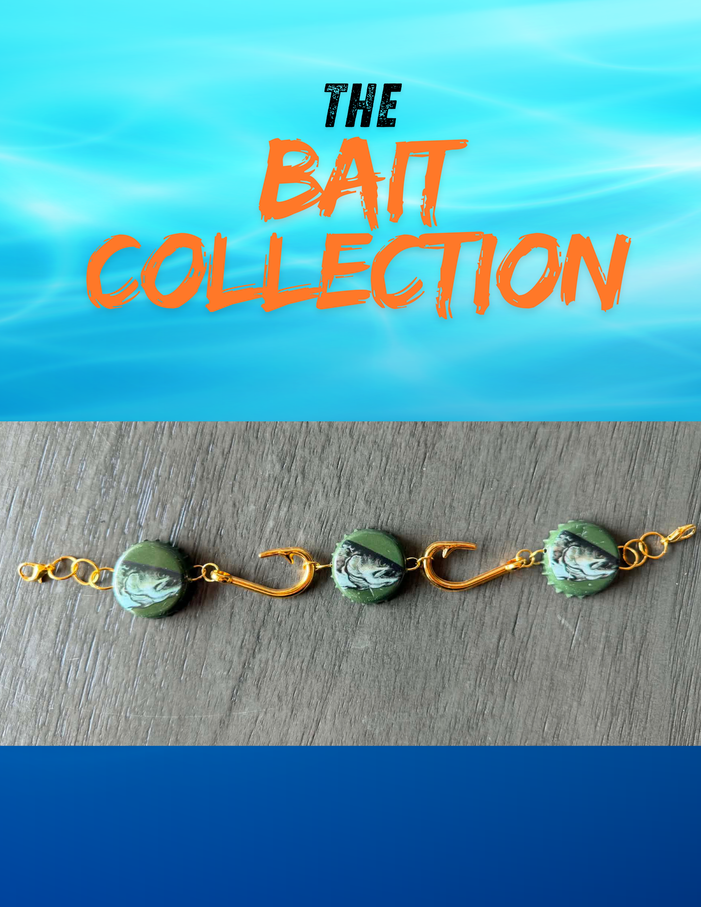 Fishing Release! Edgy Hat Chains- Fishing Hat Chains