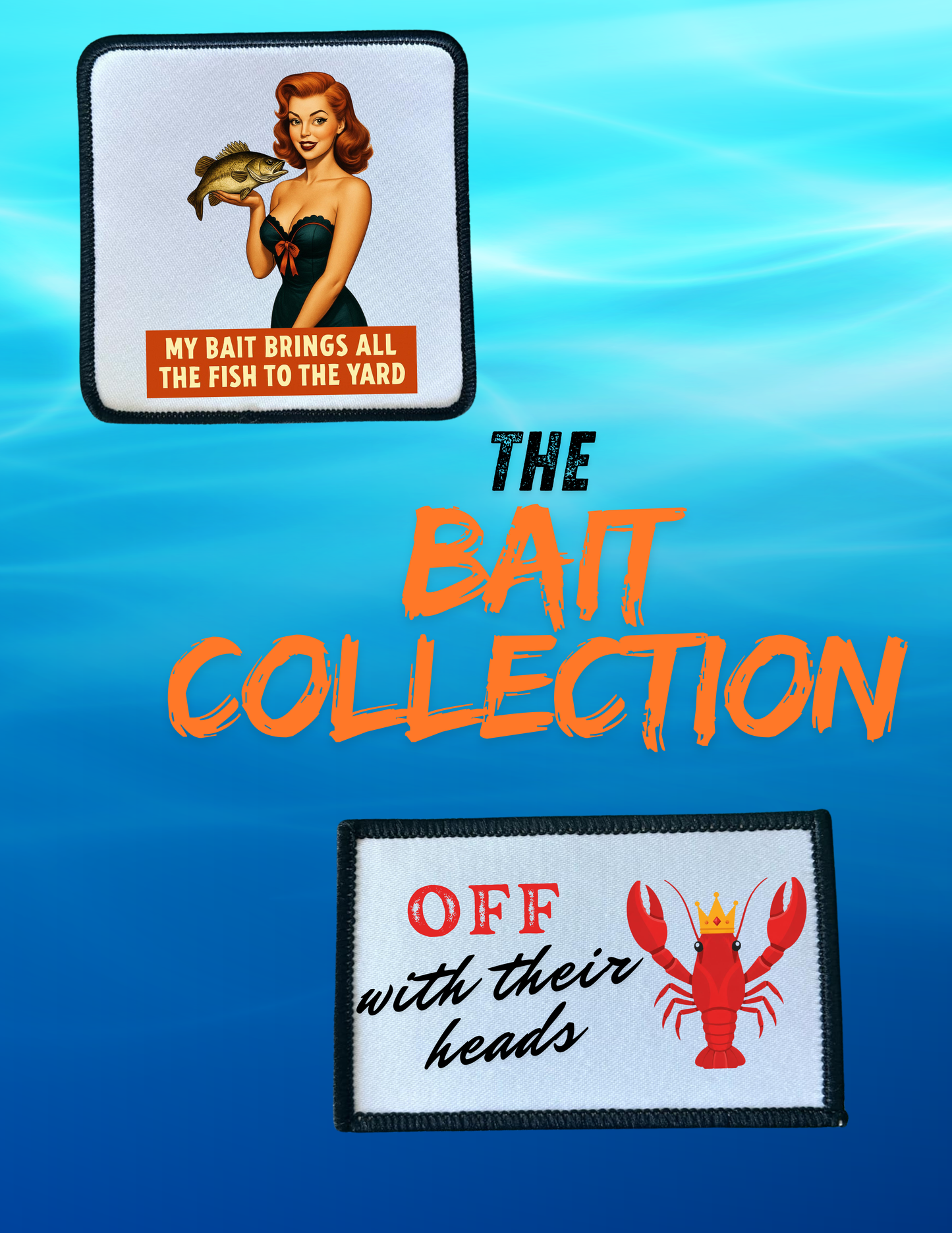 Fishing Patches! Sassy Patches- Iron On