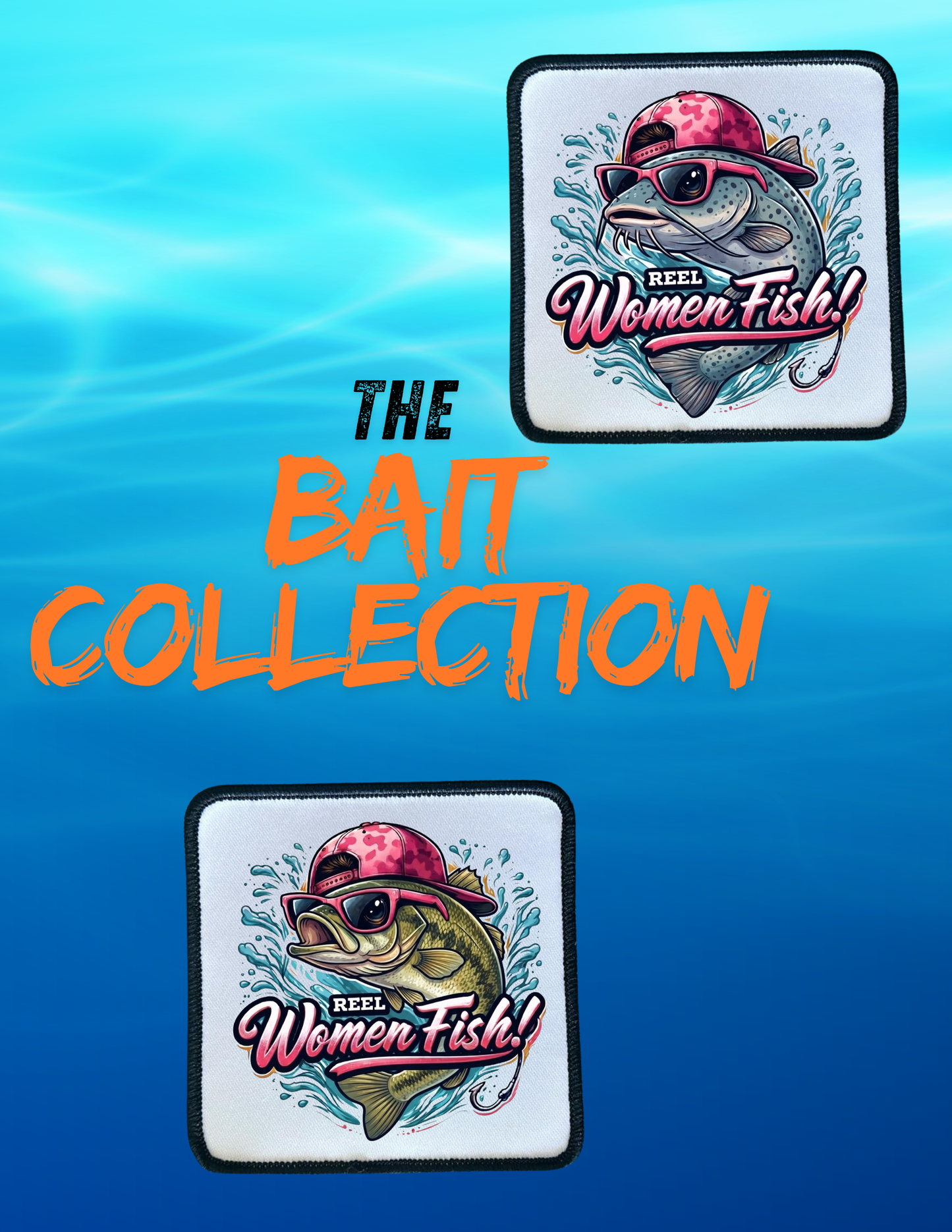 Fishing Patches! Sassy Patches- Iron On