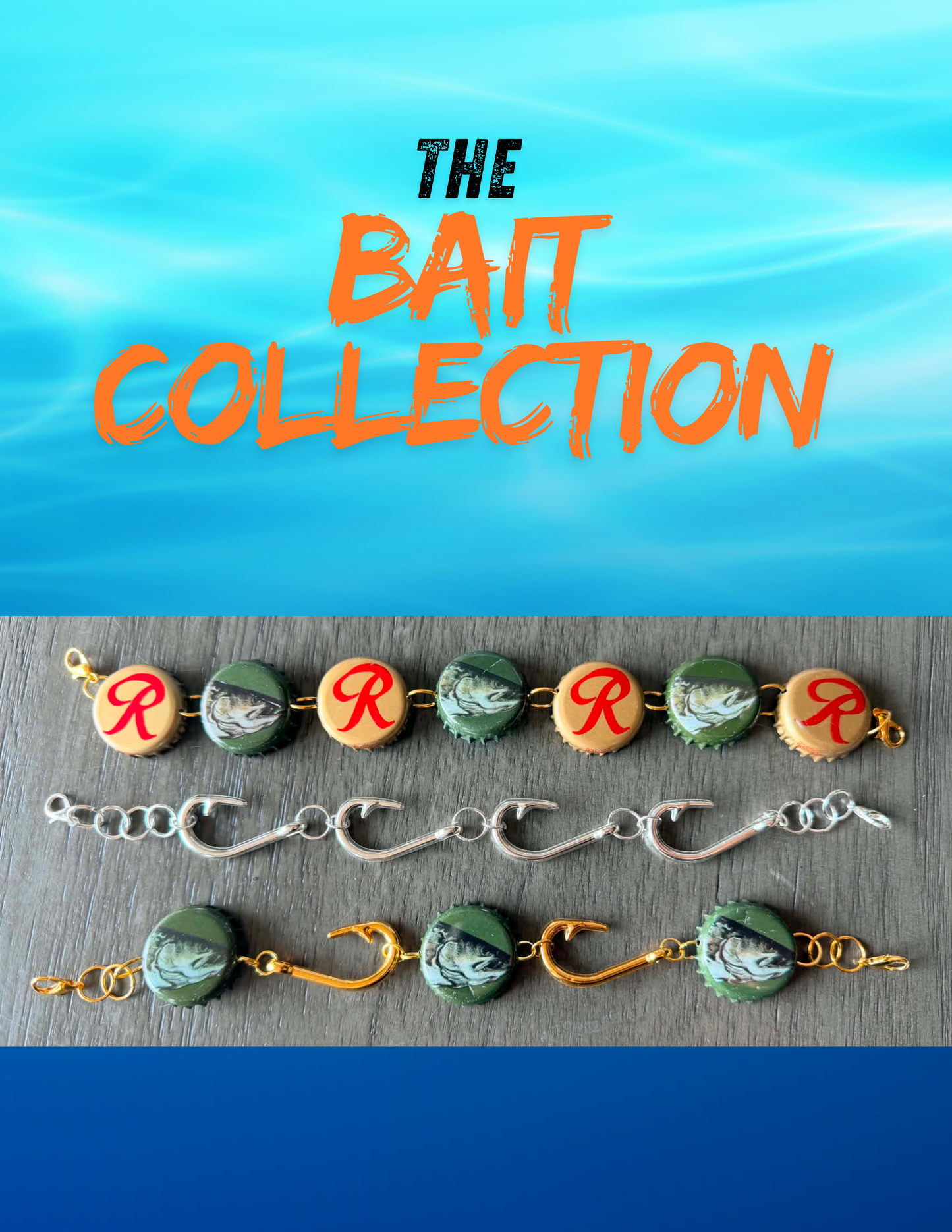 Fishing Release! Edgy Hat Chains- Fishing Hat Chains