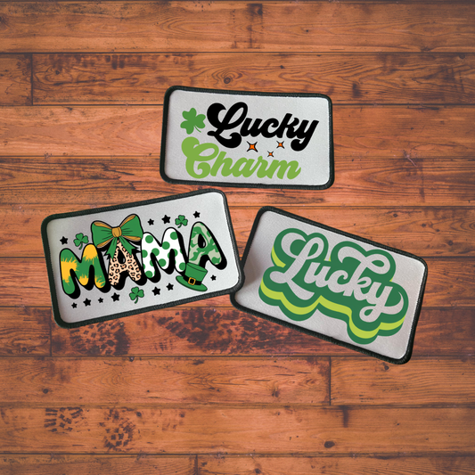 St. Patrick's Day Patches! Custom Patches- St Patty's- Sublimation- Iron On