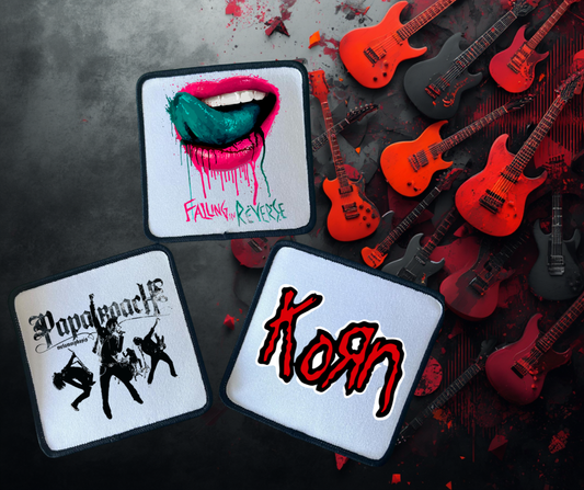 Rock-n-Roll Patches- Band Patches- Heavy Metal- Music Patches- Iron On