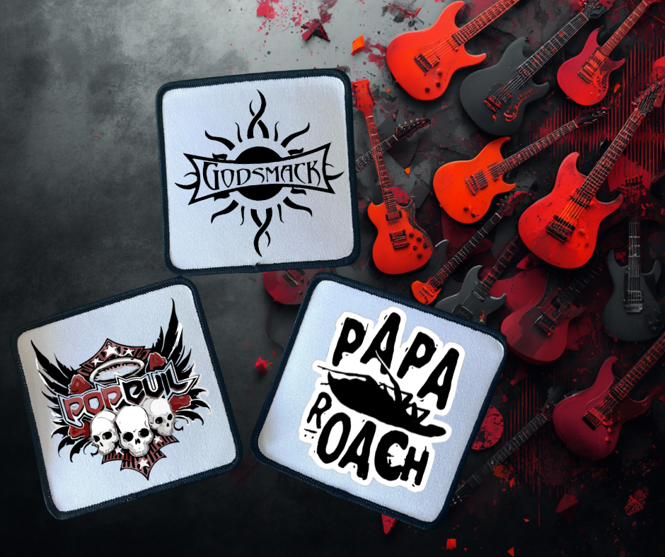 Rock-n-Roll Patches- Band Patches- Heavy Metal- Music Patches- Iron On