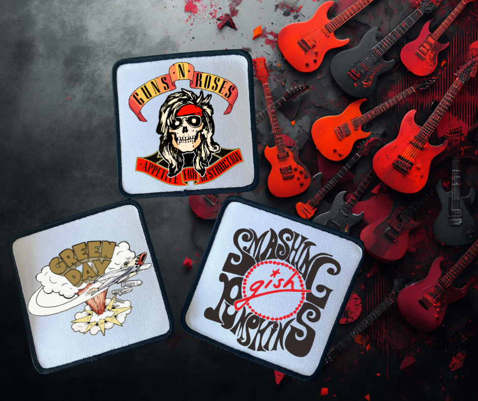 Rock-n-Roll Patches- Band Patches- Heavy Metal- Music Patches- Iron On