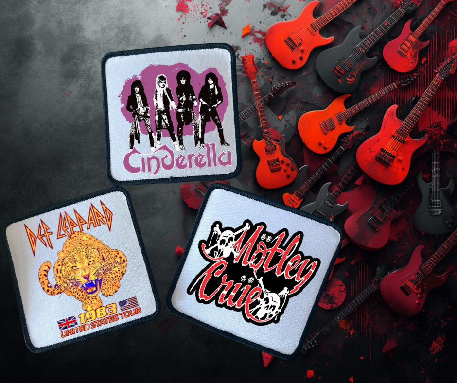 Rock-n-Roll Patches- Band Patches- Heavy Metal- Music Patches- Iron On