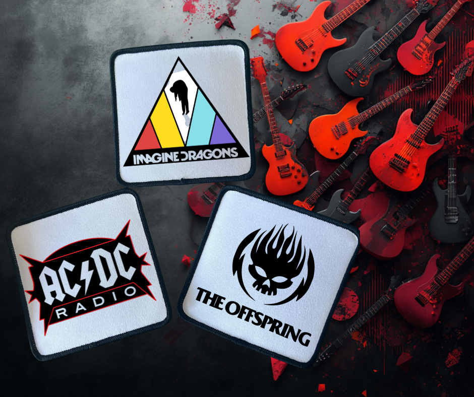 Rock-n-Roll Patches- Band Patches- Heavy Metal- Music Patches- Iron On