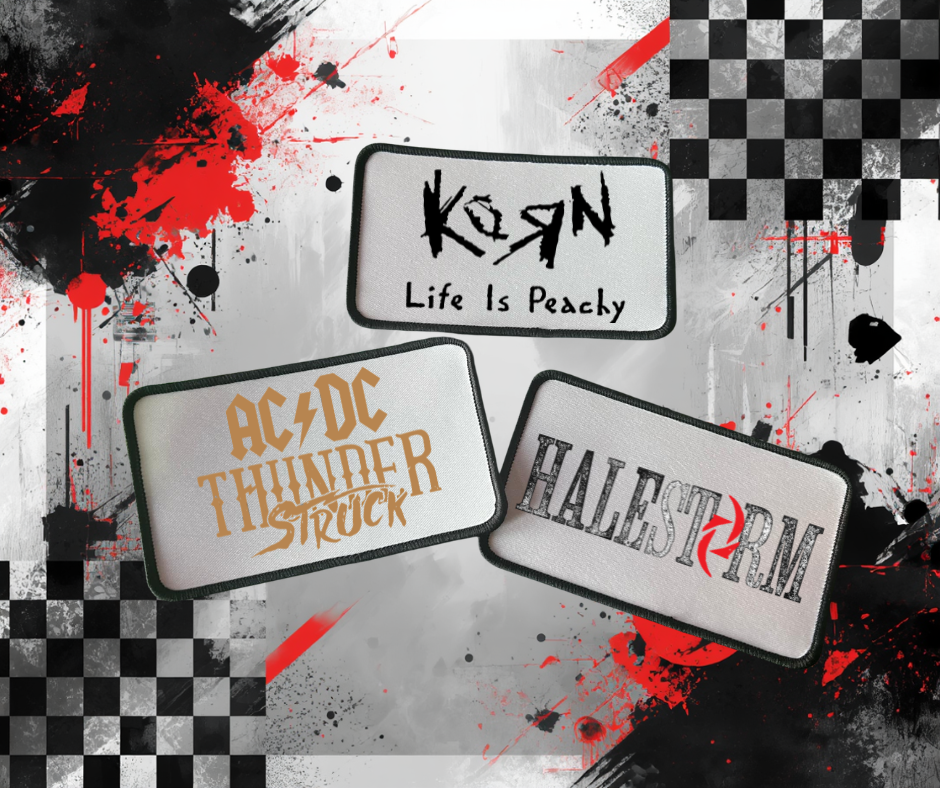 Rock-n-Roll Patches- Band Patches- Heavy Metal- Music Patches- Iron On
