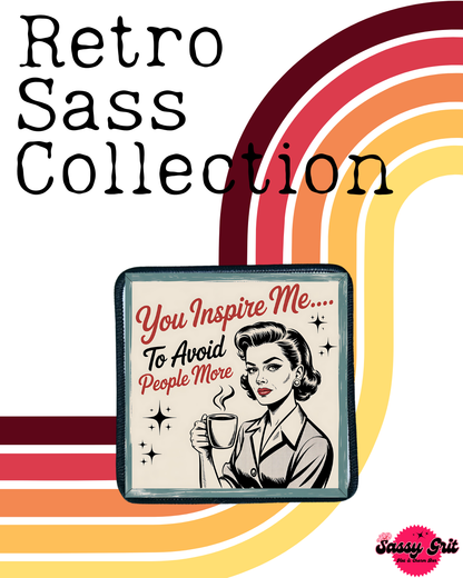 Sassy Retro Women- Patches- Iron On