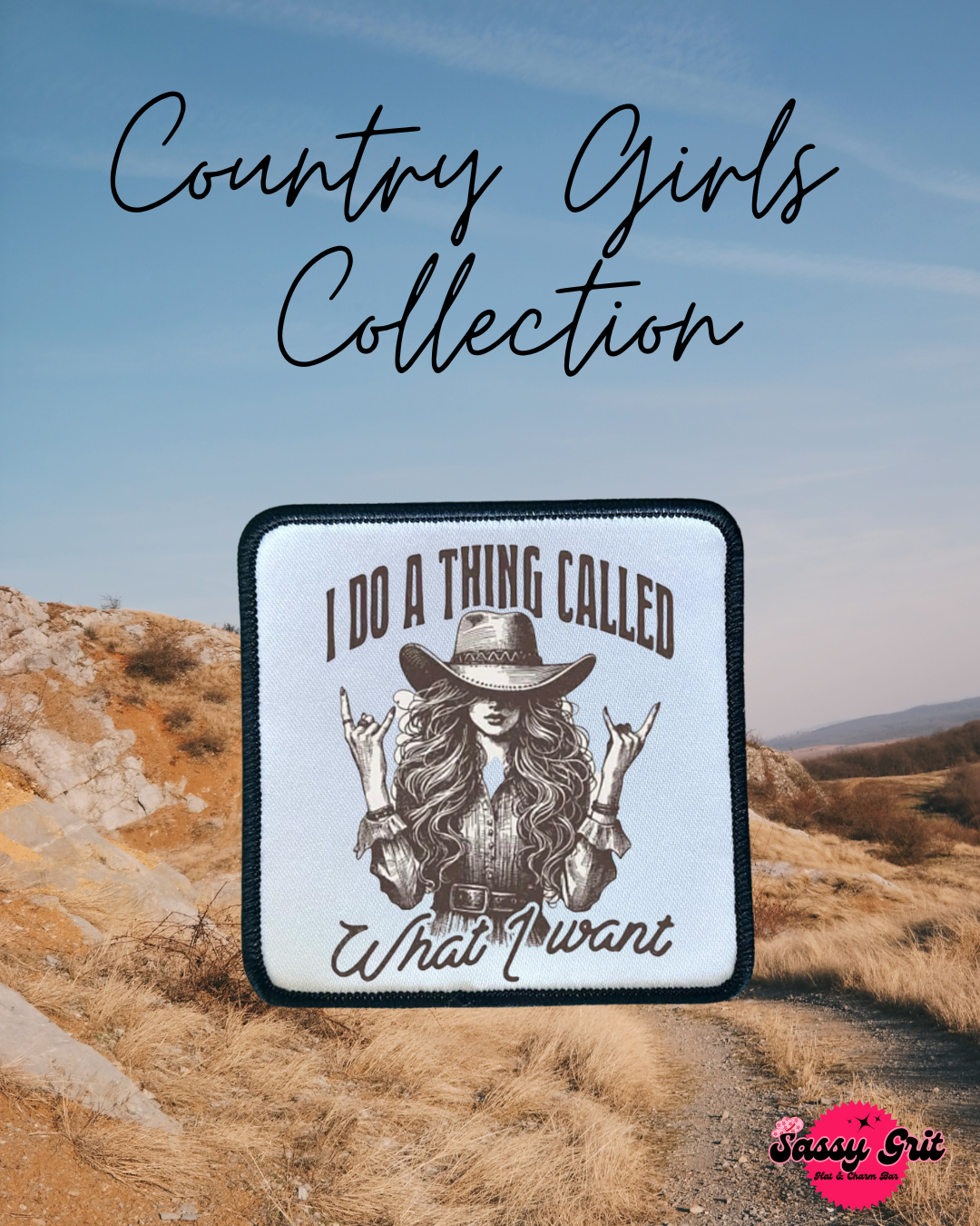 Country Girl Collection- Patches- Sassy- Ella Langley- Iron On
