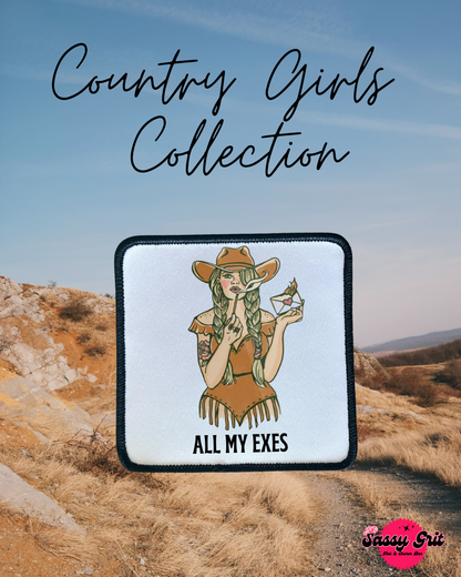 Country Girl Collection- Patches- Sassy- Ella Langley- Iron On