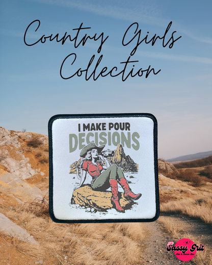Country Girl Collection- Patches- Sassy- Ella Langley- Iron On