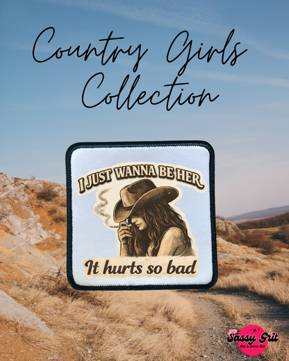 Country Girl Collection- Patches- Sassy- Ella Langley- Iron On