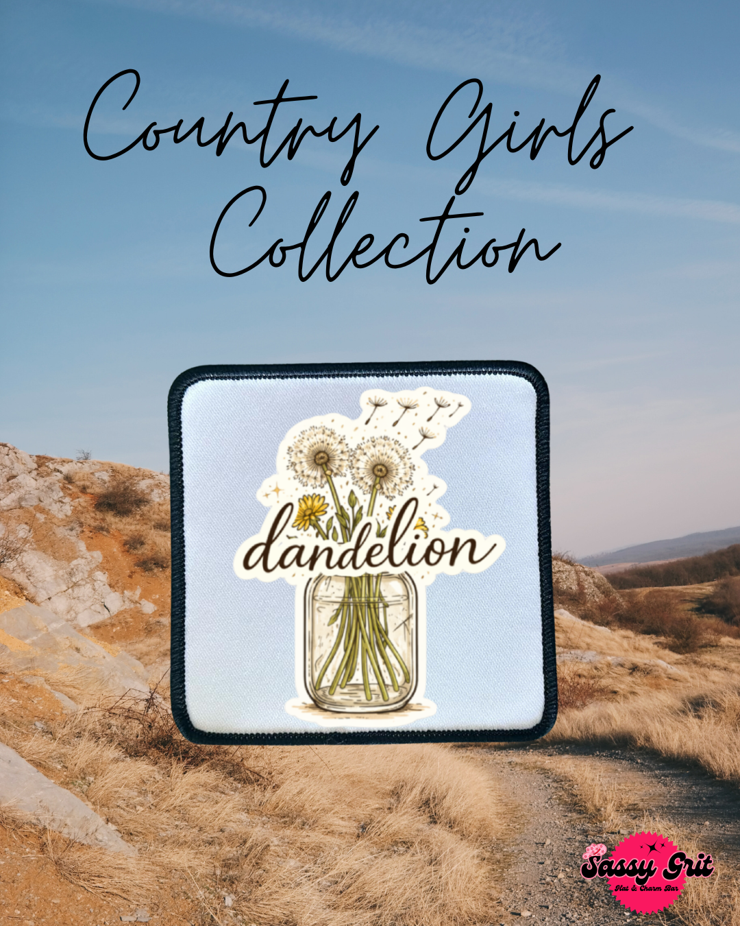 Country Girl Collection- Patches- Sassy- Ella Langley- Iron On