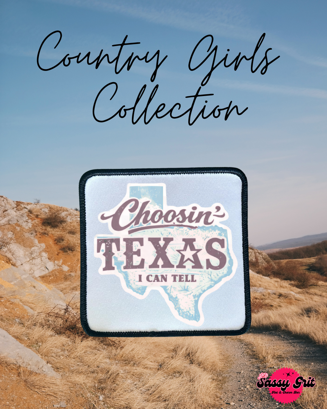 Country Girl Collection- Patches- Sassy- Ella Langley- Iron On