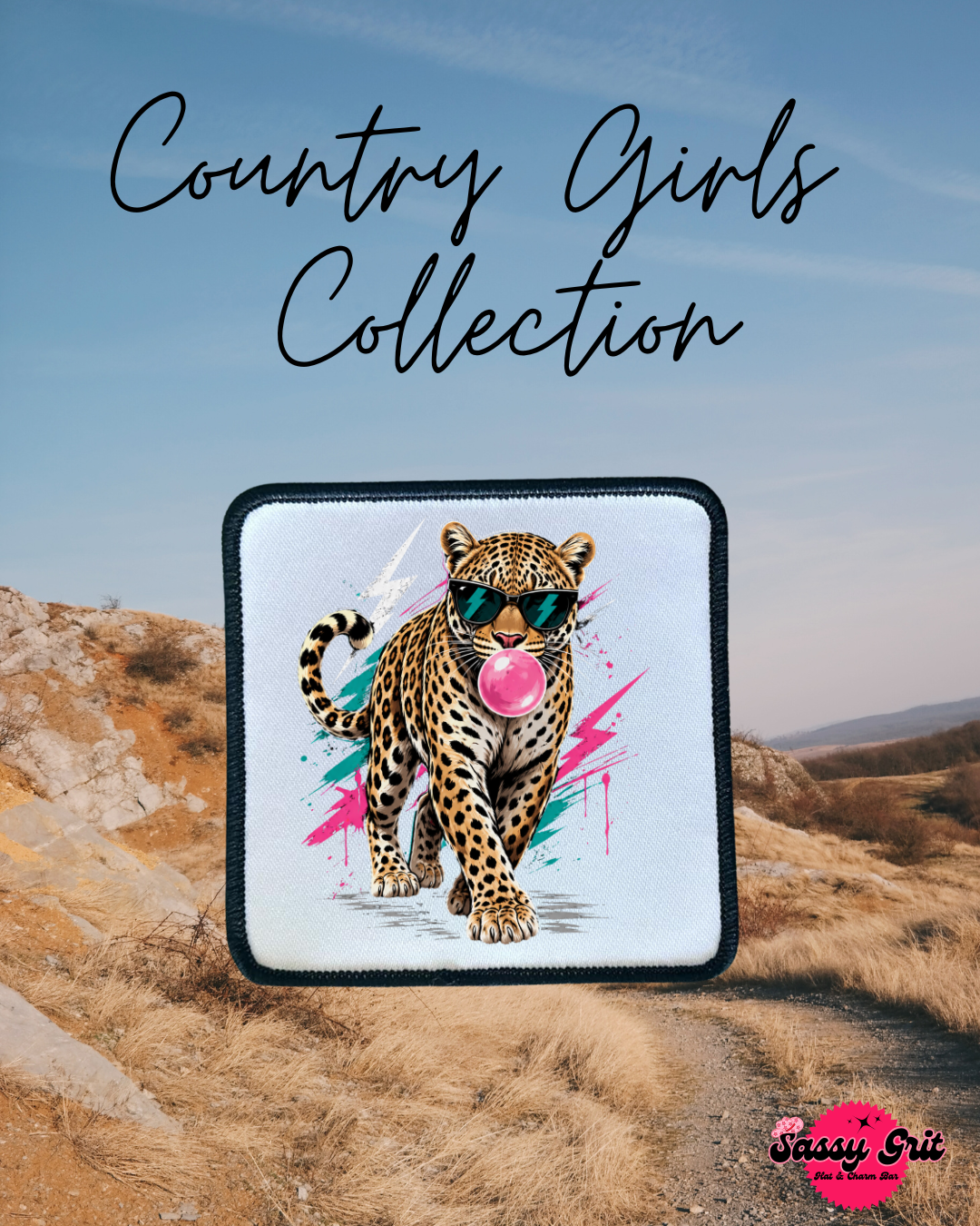 Country Girl Collection- Patches- Sassy- Ella Langley- Iron On