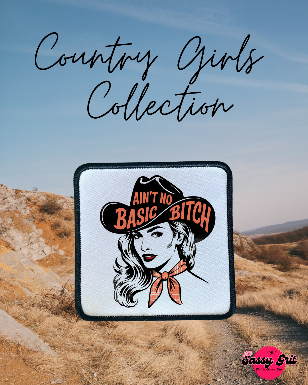Country Girl Collection- Patches- Sassy- Ella Langley- Iron On