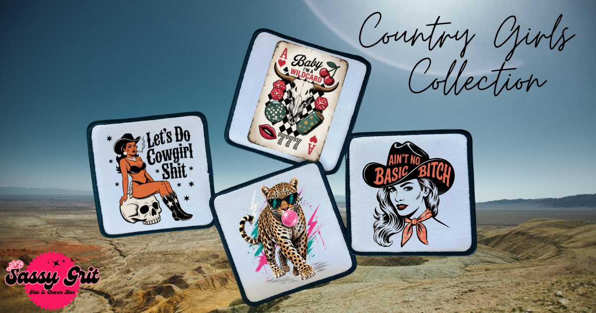 Country Girl Collection- Patches- Sassy- Ella Langley- Iron On