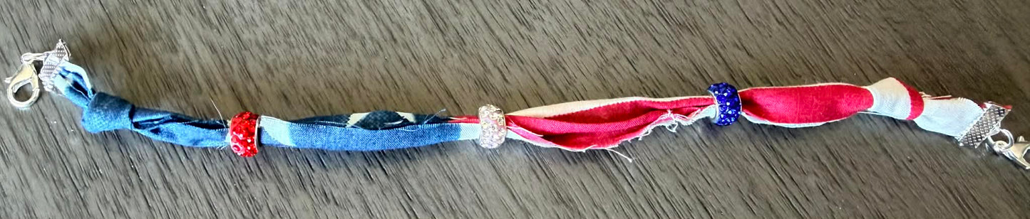 Red, White & Blue Hat Chain Collection- 4th of July- Trucker Hat Chains