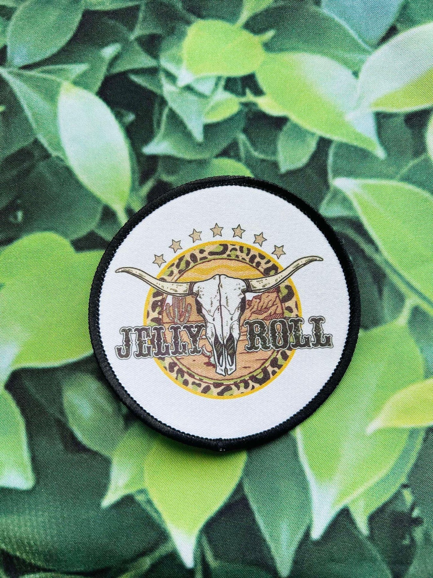 Jelly Roll- Patches- Iron On- Hat Patches- Trucker Hat- Jean Jacket- Jelly Roll Patch- Country Singer- Keepin' The West Wild
