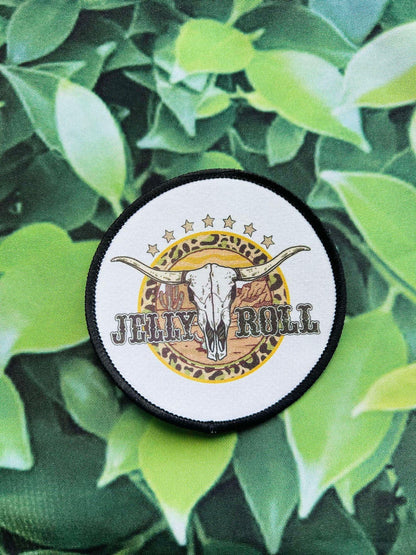 Jelly Roll- Patches- Iron On- Hat Patches- Trucker Hat- Jean Jacket- Jelly Roll Patch- Country Singer- Keepin' The West Wild