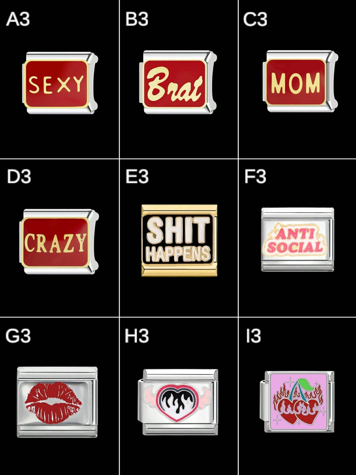 Italian Charm Bracelets! Create Your Own- Choose Your Charm